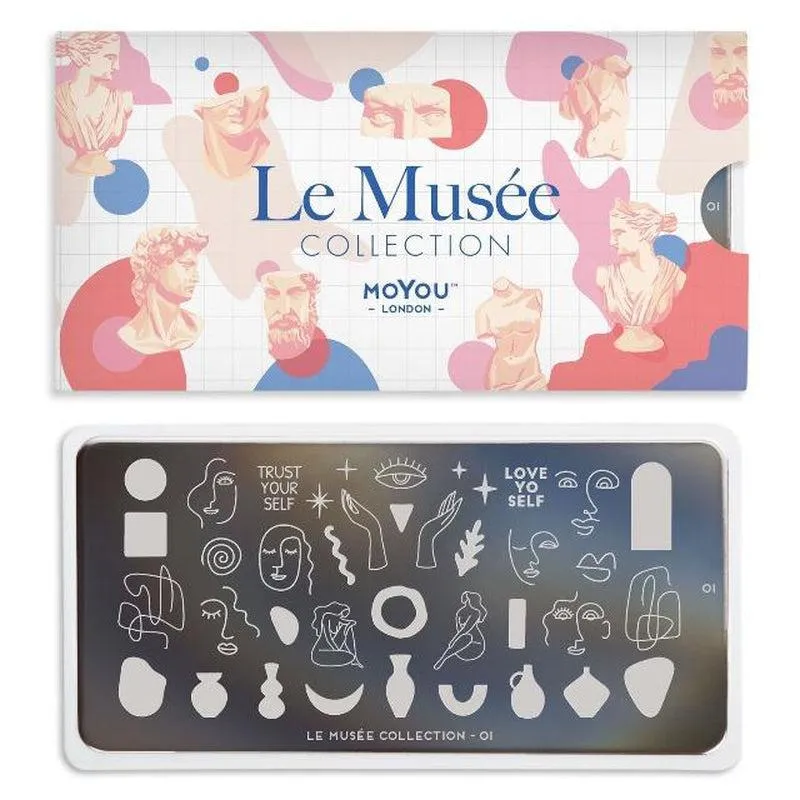 Le Musée 01 ✦ Nail Stamping Plate