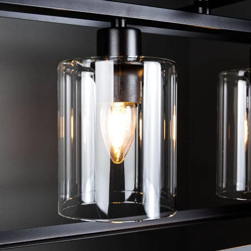 Lecce 3 Light Ceiling Pendant Light Black
