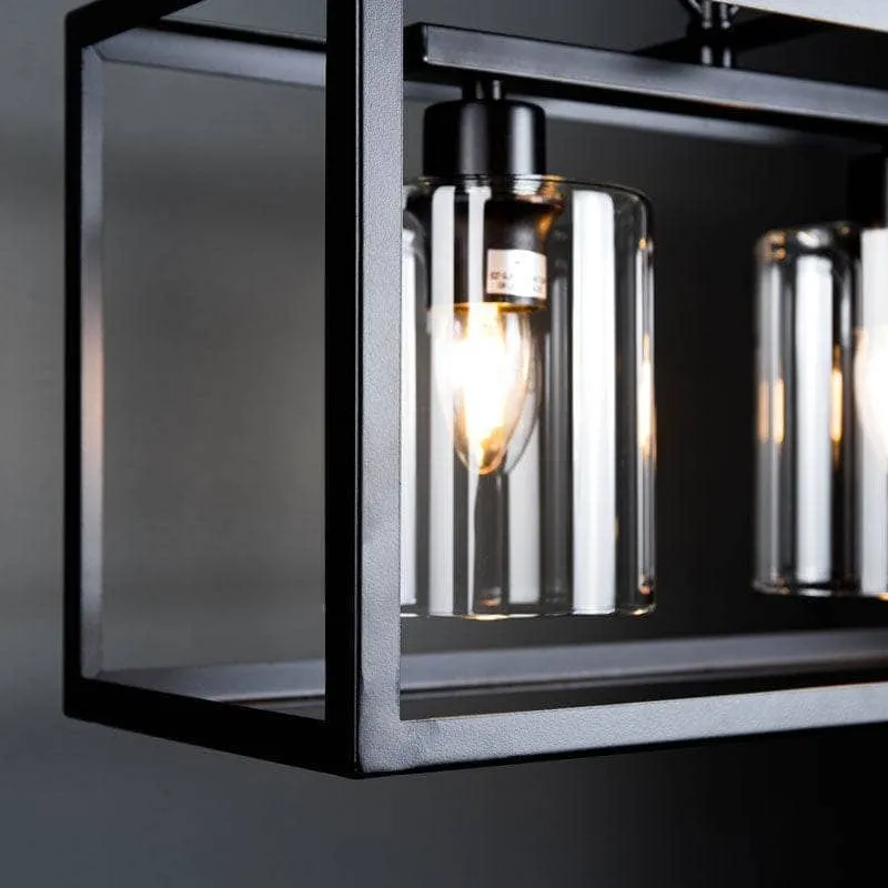 Lecce 3 Light Ceiling Pendant Light Black