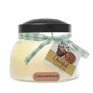 Lemon Meringue Scented Candle - 22 Oz, Double Wick, Mama Jar