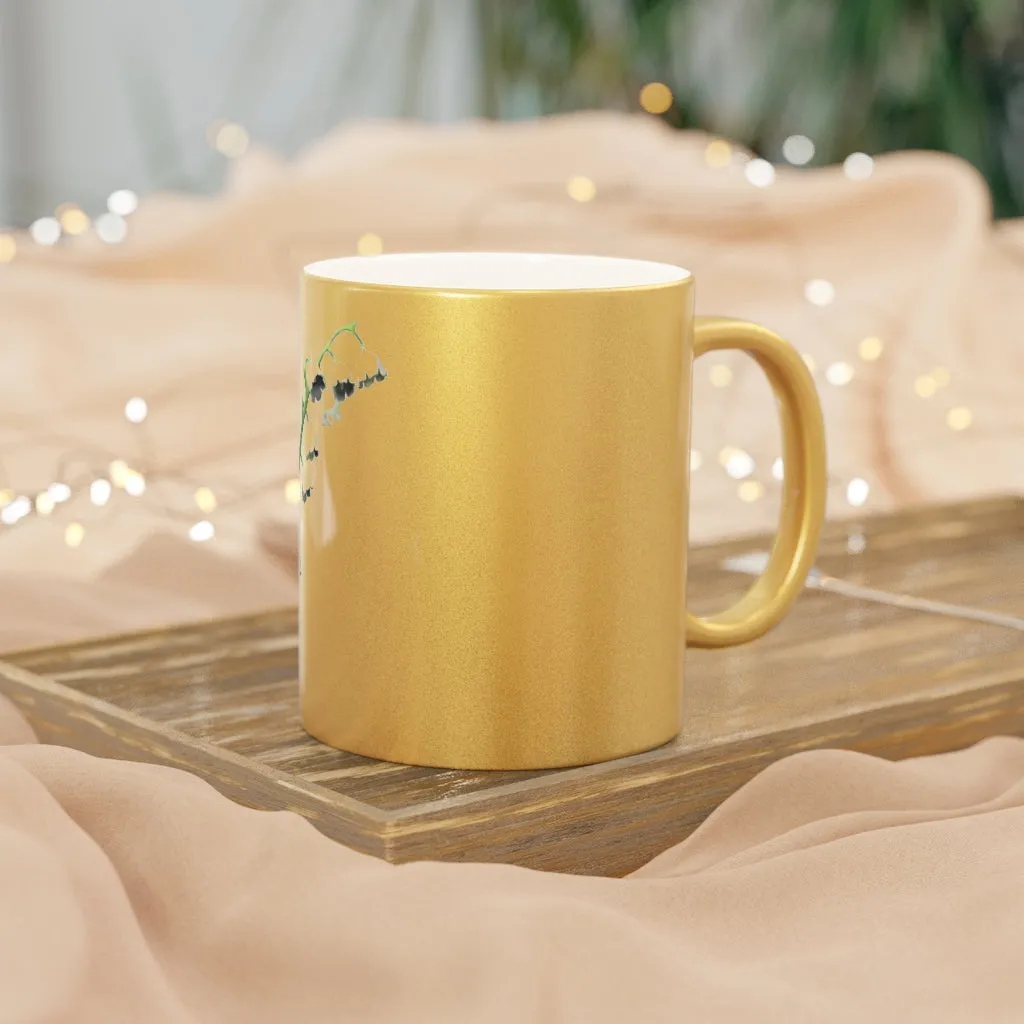 Lilly Metallic Mug (Silver / Gold)