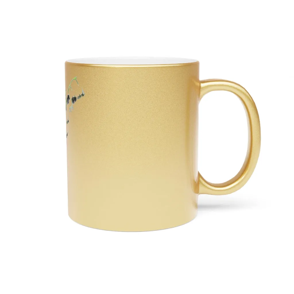 Lilly Metallic Mug (Silver / Gold)
