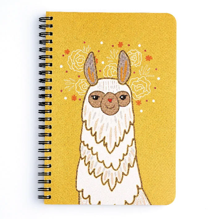 Llama: Plain Spiral Notebook