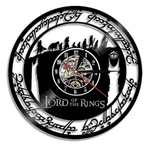 Lord of the rings Vinyl record wall clock, retro home decoration wall clock