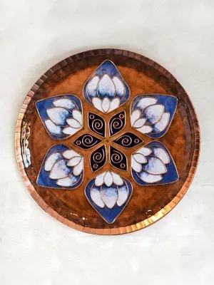 Lotus Wall Plate Brown