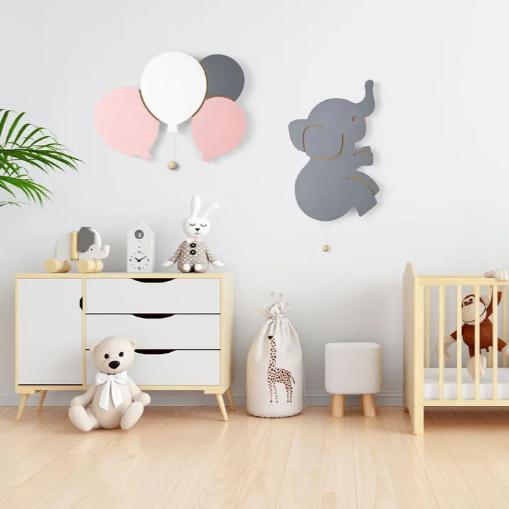 LumiDreams Wall Light - Kid's Decor Nightlight Balloons