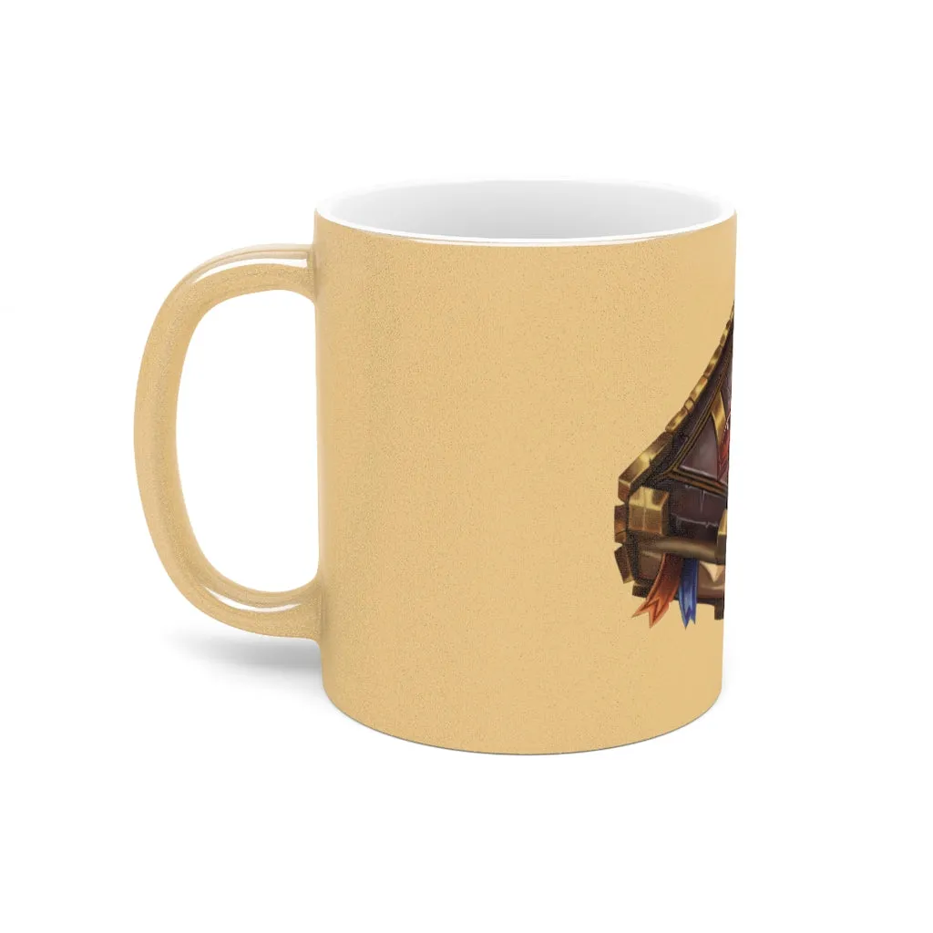 Magic Book Metallic Mug (Silver / Gold)