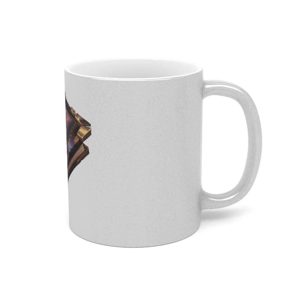 Magic Book Metallic Mug (Silver / Gold)