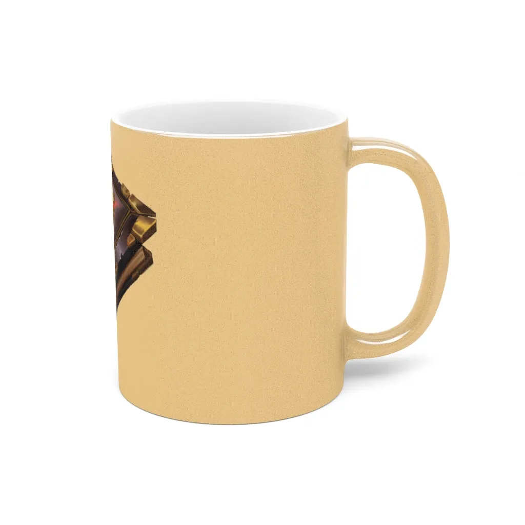 Magic Book Metallic Mug (Silver / Gold)