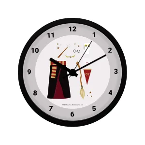 MCSID RAZZ - Harry Potter Wall Clock - Officially Licensed by Warner Bros USA (Favourite Elements (with Numbers))