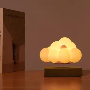 Modern Creative Plastic Maglev Cloud LED Table Lamp