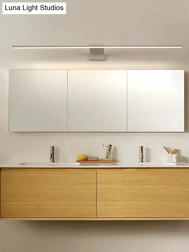 Modern Nordic LED Vanity Lamp for Bathroom - Wall Mounted Mirror Front