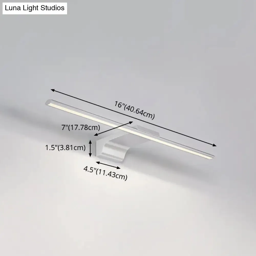 Modern Nordic LED Vanity Lamp for Bathroom - Wall Mounted Mirror Front