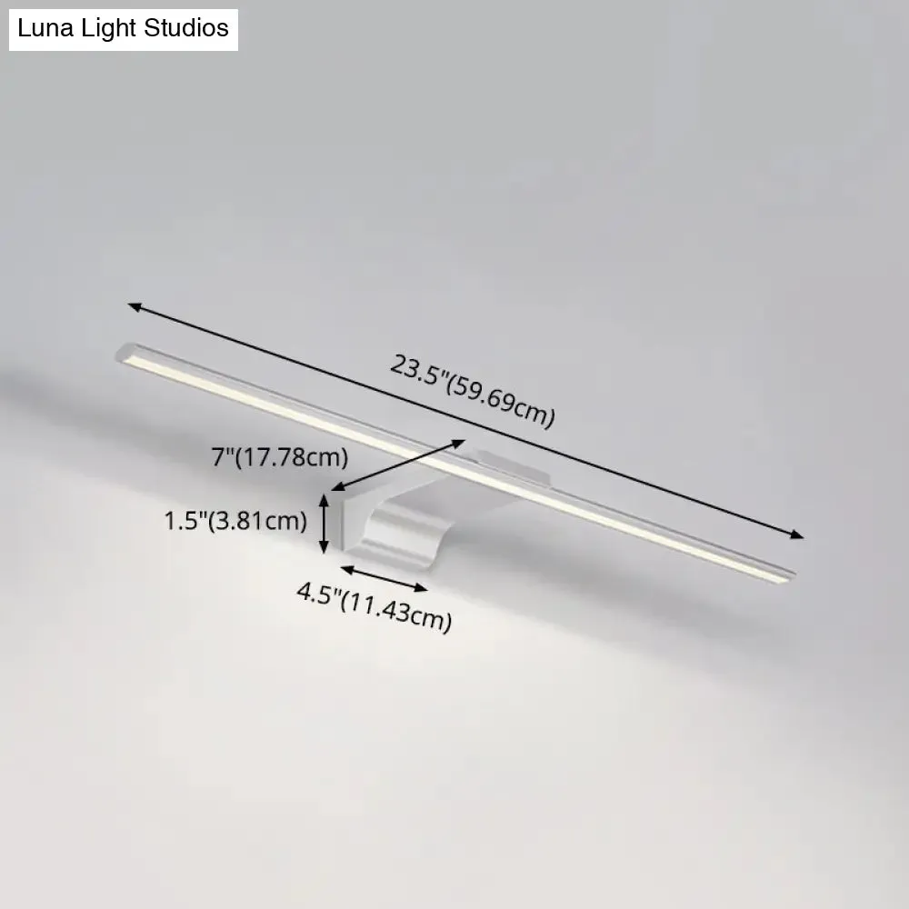 Modern Nordic LED Vanity Lamp for Bathroom - Wall Mounted Mirror Front