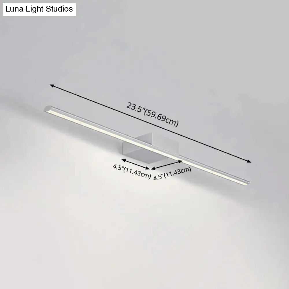 Modern Nordic LED Vanity Lamp for Bathroom - Wall Mounted Mirror Front