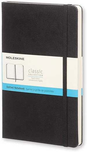 Moleskine Dot Grid Notebook Hard Cover A5 Black