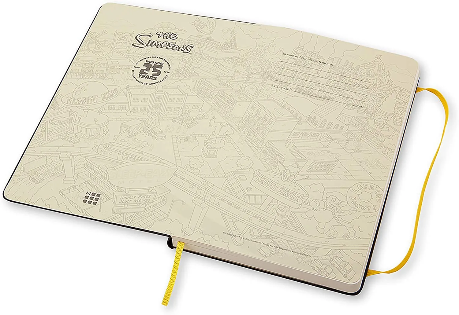 Moleskine Simpson Limited Edition Simpson Plain Large Size Notebook Black