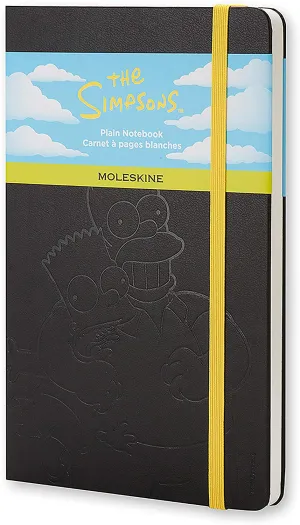 Moleskine Simpson Limited Edition Simpson Plain Large Size Notebook Black