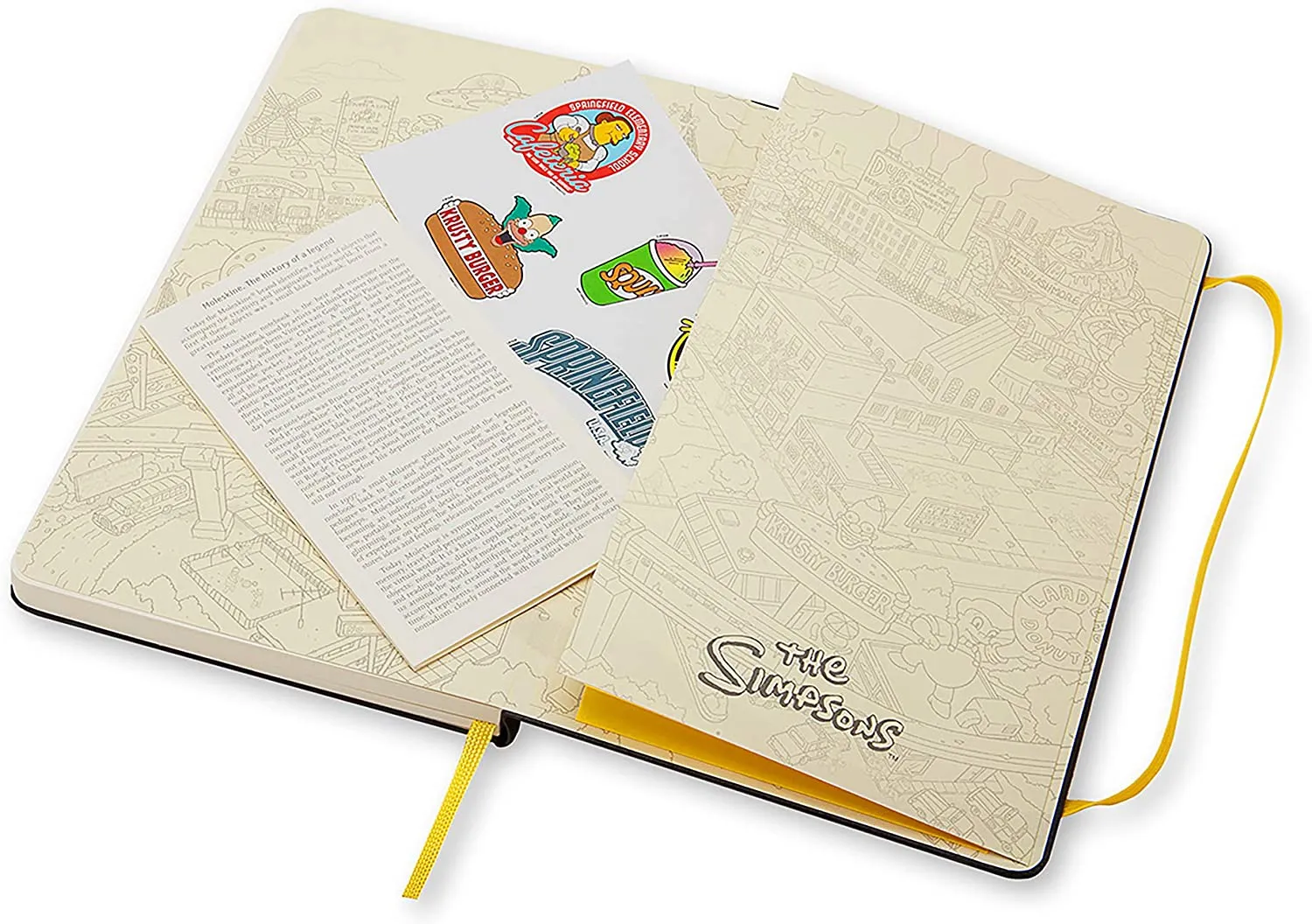 Moleskine Simpson Limited Edition Simpson Plain Large Size Notebook Black