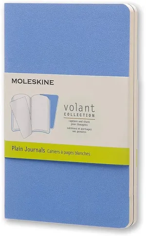 Moleskine Volant Plain Pocket Notebook Royal Blue