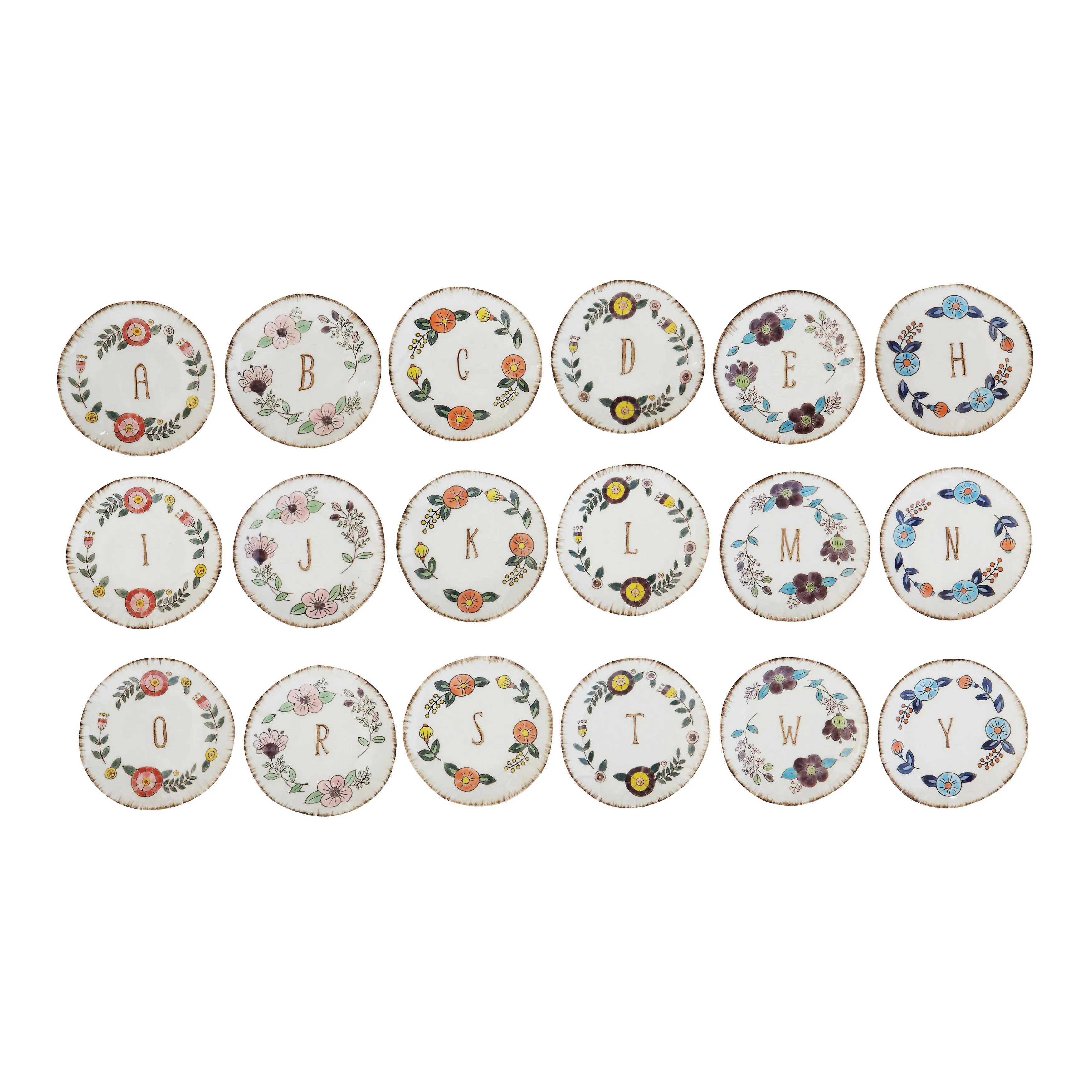 Monogram Catchall Plate (Assorted Letters)