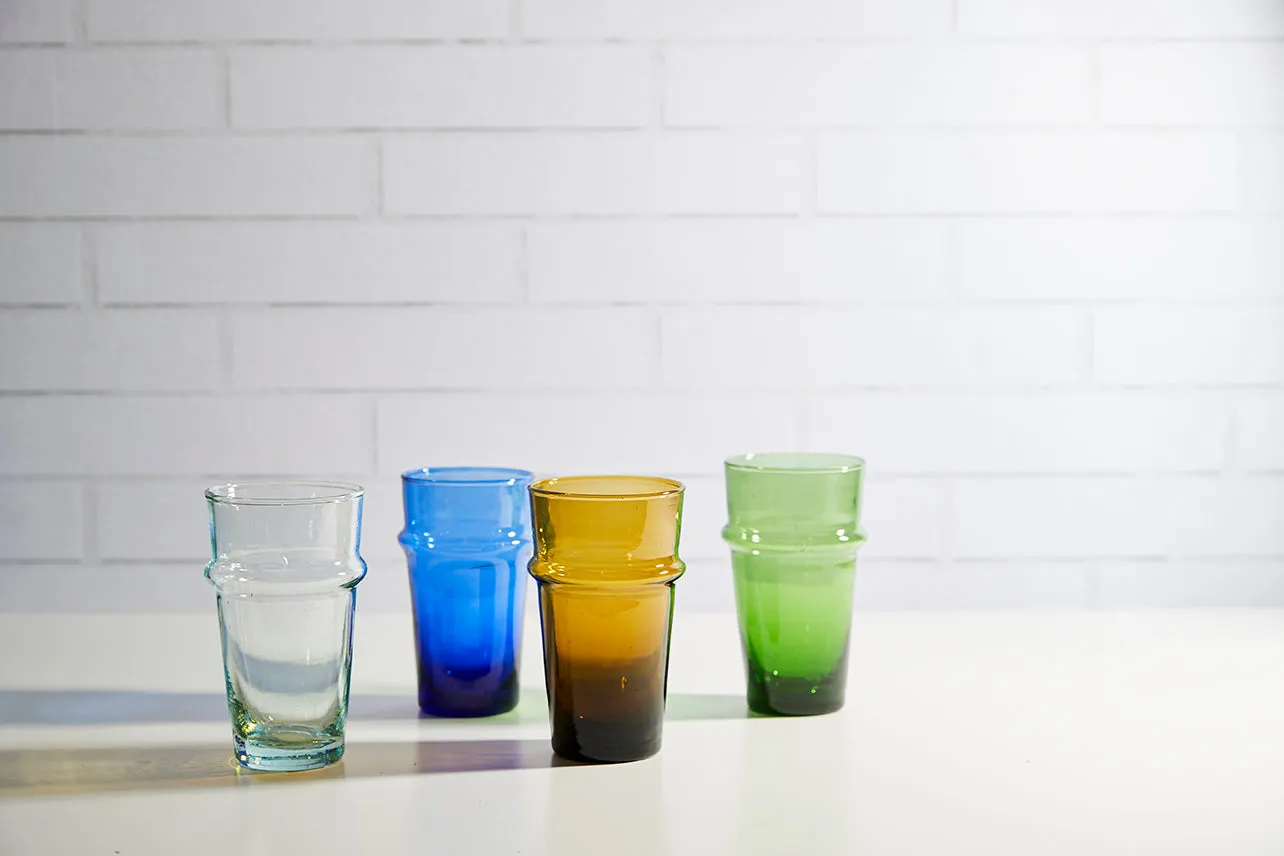 Moroccan Beldi Glassware - Set of 6 by Verve Culture