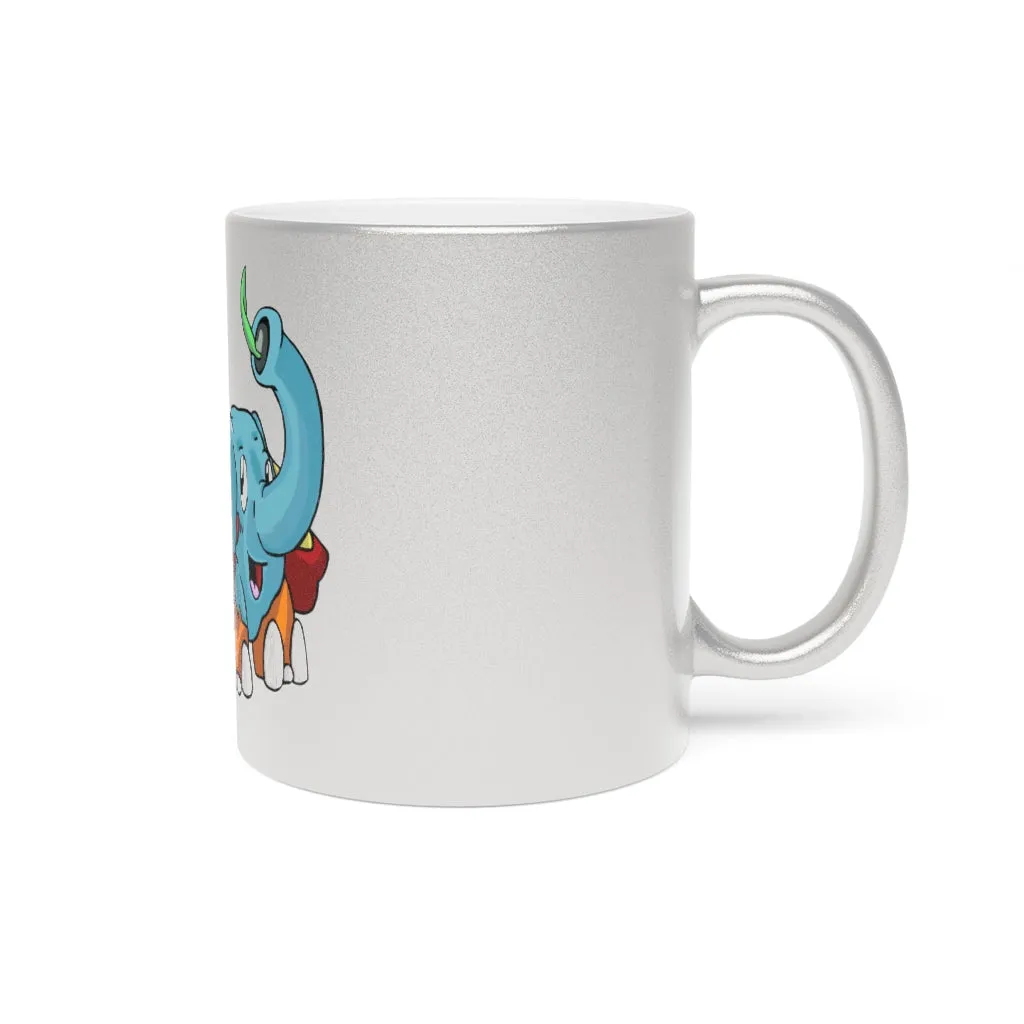 Mudphant Metallic Mug (Silver / Gold)