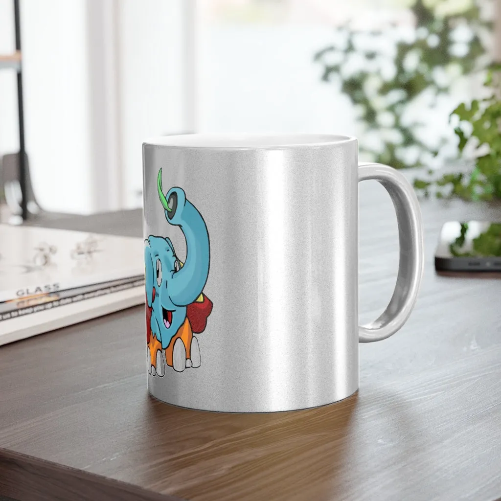 Mudphant Metallic Mug (Silver / Gold)