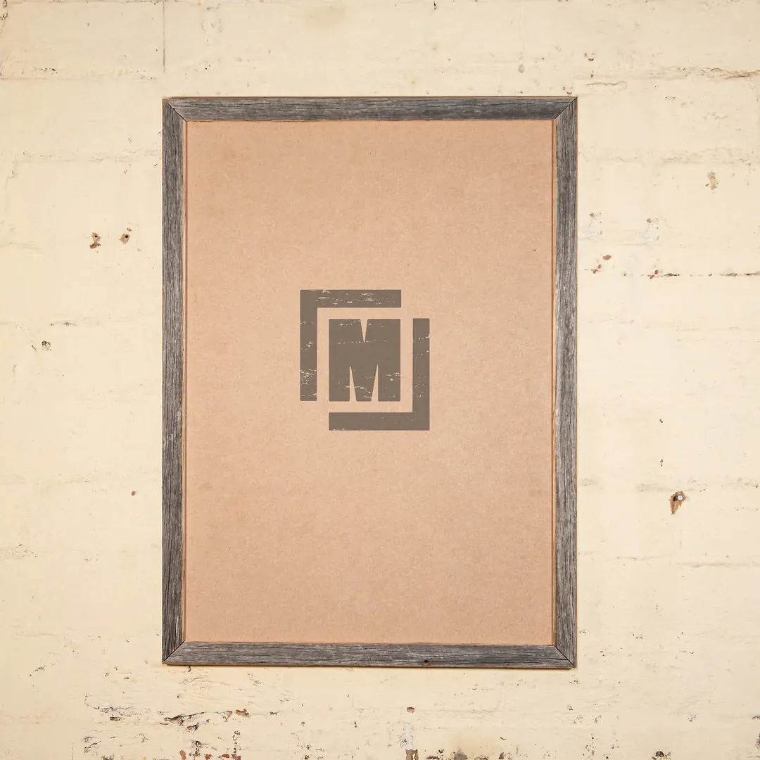 Mulbury SLIM Upcycled Timber Picture Frame - Grey