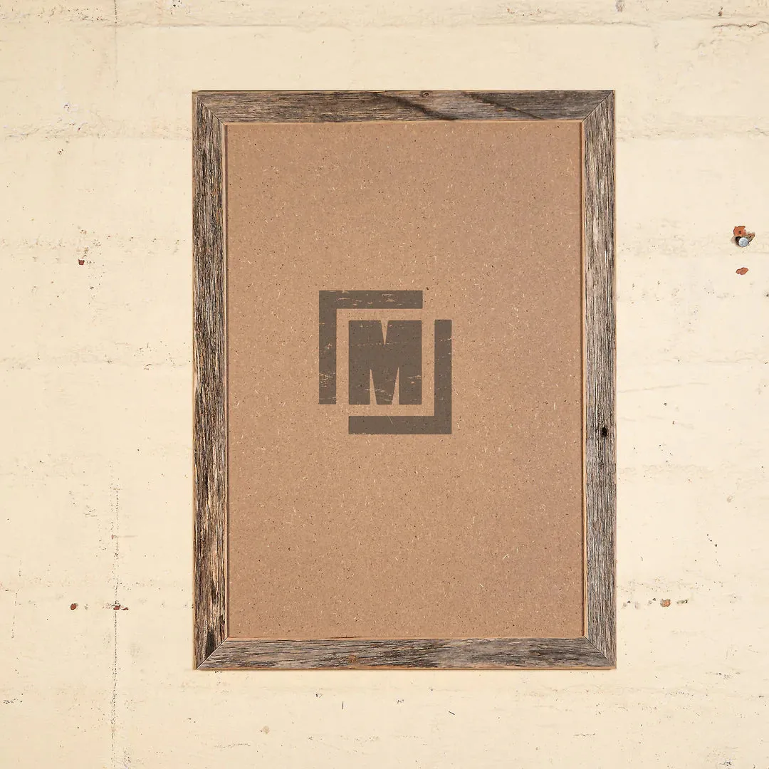 Mulbury SLIM Upcycled Timber Picture Frame - Grey