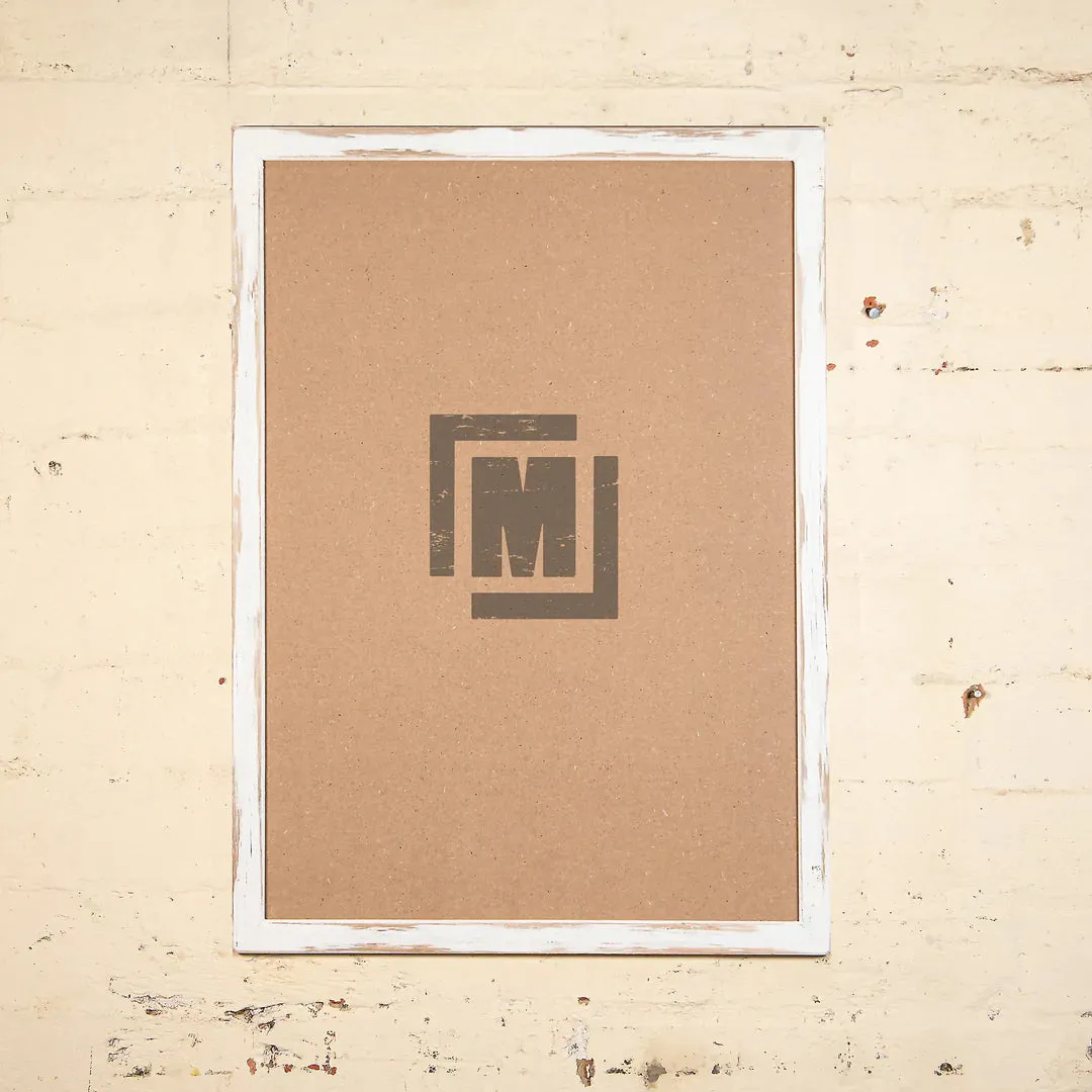 Mulbury SLIM Upcycled Timber Picture Frame - White
