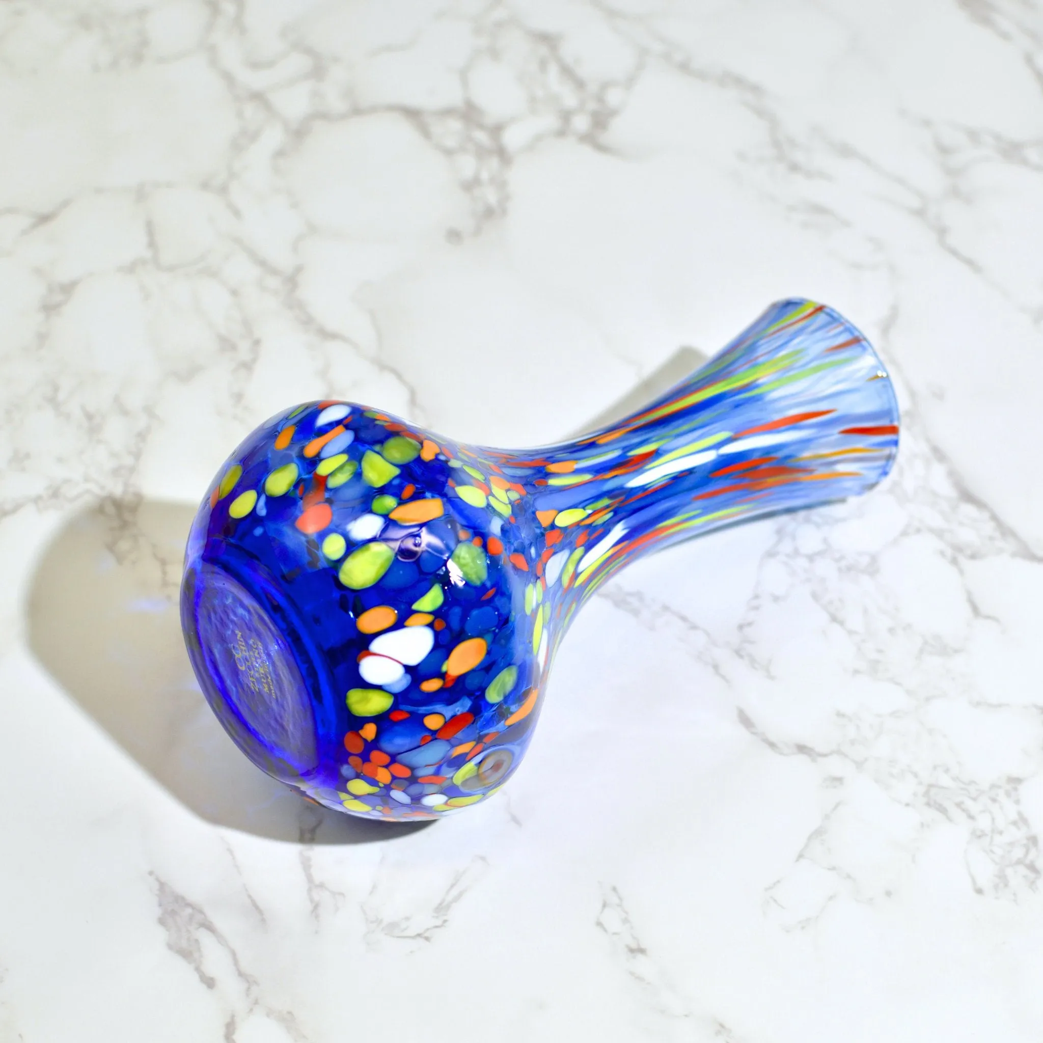 Murano Glass Tulip Vase, Made in Italy