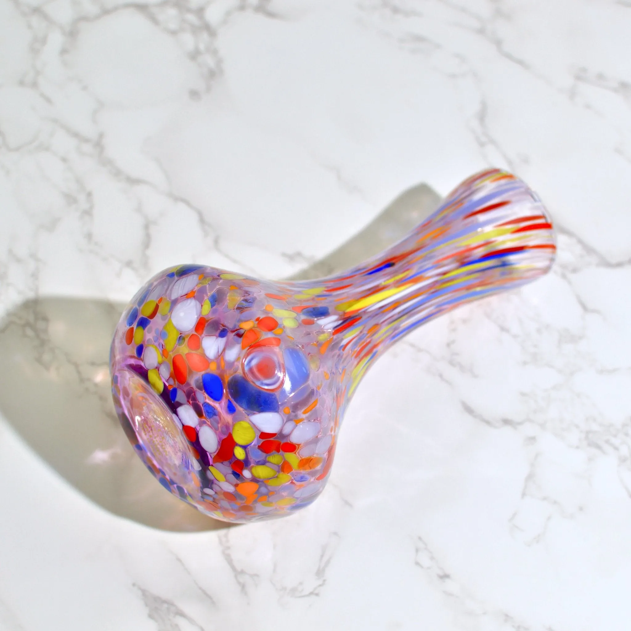 Murano Glass Tulip Vase, Made in Italy