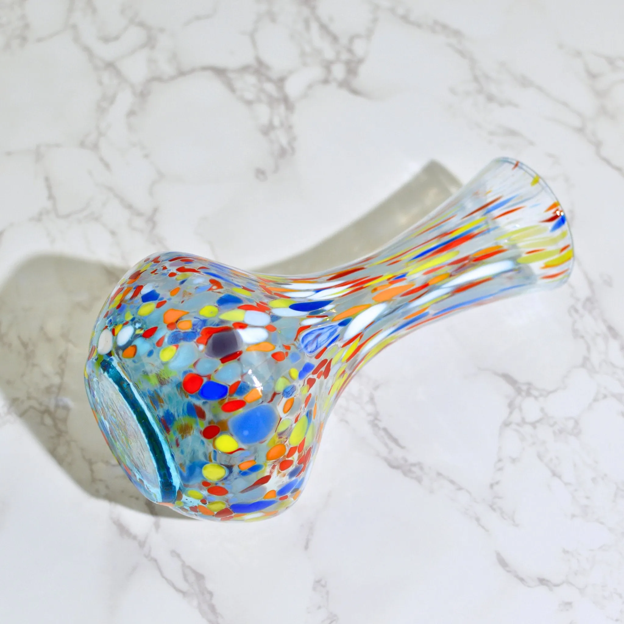 Murano Glass Tulip Vase, Made in Italy