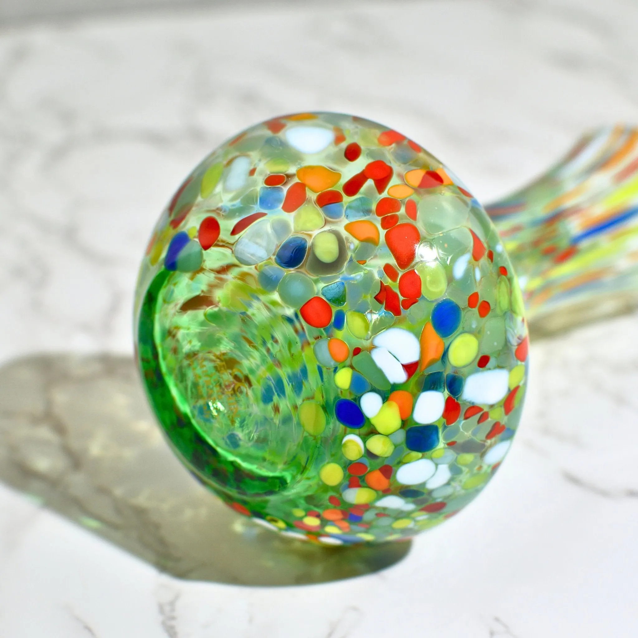 Murano Glass Tulip Vase, Made in Italy