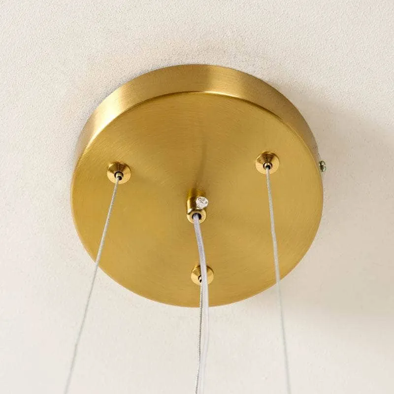 Nevada 8 Light Large Pendant Light - Gold