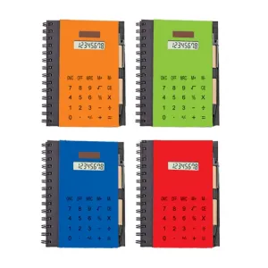 Notebook With Calculator & Pen