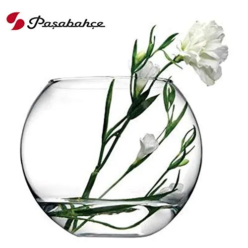 Pasabahce Botanica Glass Vase/Fish Bowl 1 Pc, Transparent, 825 ml