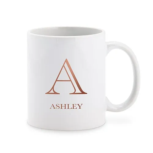 PERSONALIZED COFFEE MUG - CLASSIC MONOGRAM