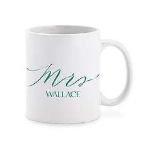 PERSONALIZED COFFEE MUG - MRS