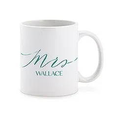 PERSONALIZED COFFEE MUG - MRS