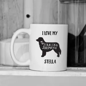 Personalized Dog Silhouette Mugs