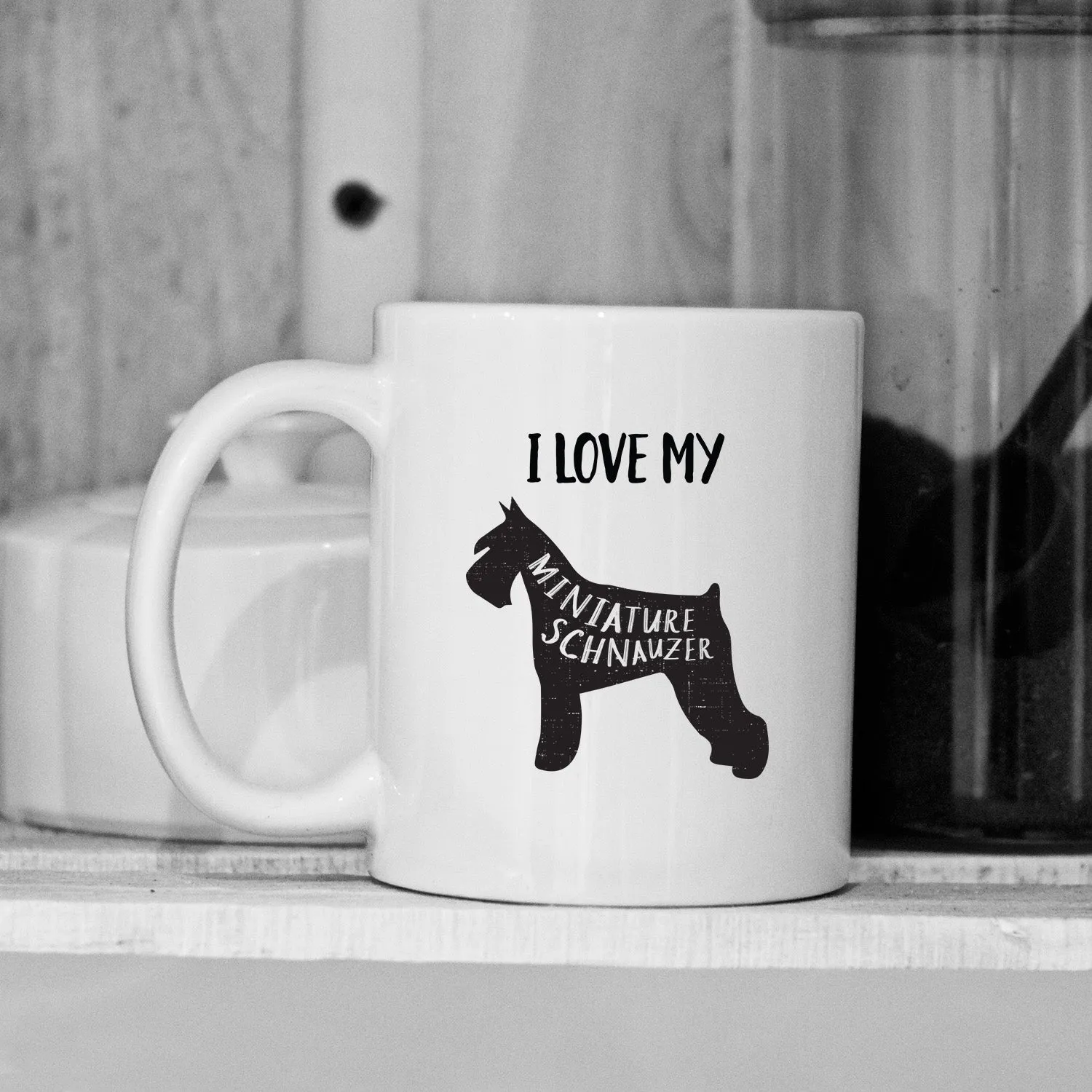Personalized Dog Silhouette Mugs