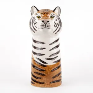 Quail Ceramic Flower Vase Tiger