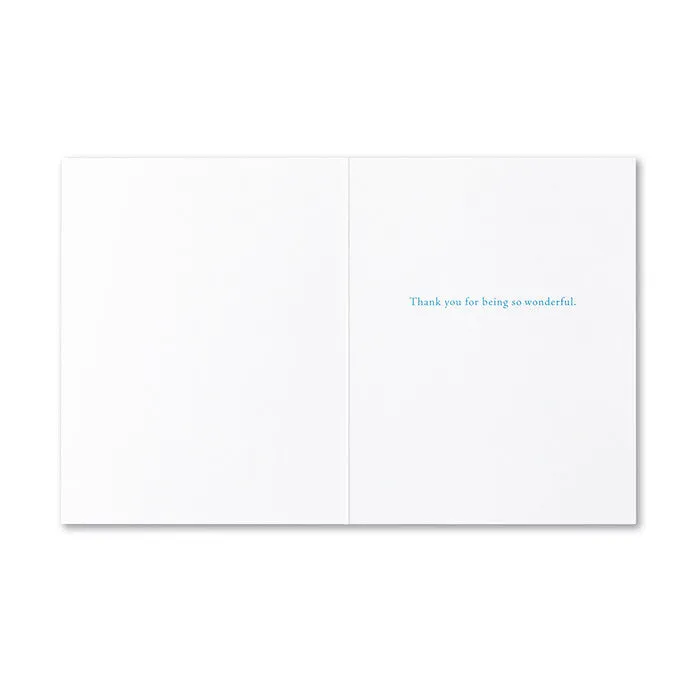 "There Is A Magic About You That Is All Your Own" Thank You Card