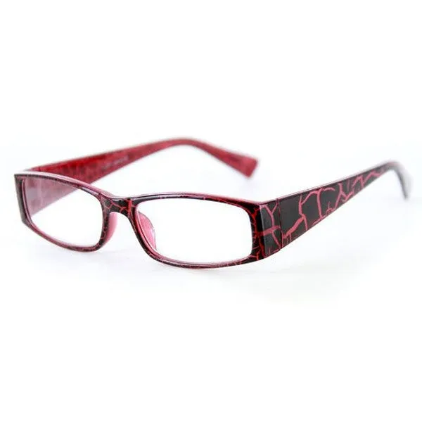 "Wild Side" Trendy Rectangular Reading Glasses with Animal Print for Stylish Women