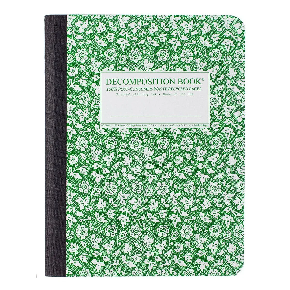 Recycled Pocket Notebook (Parsley)