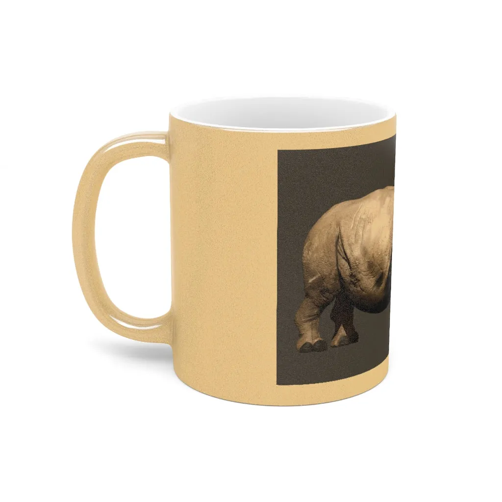 Rhino Metallic Mug (Silver / Gold)