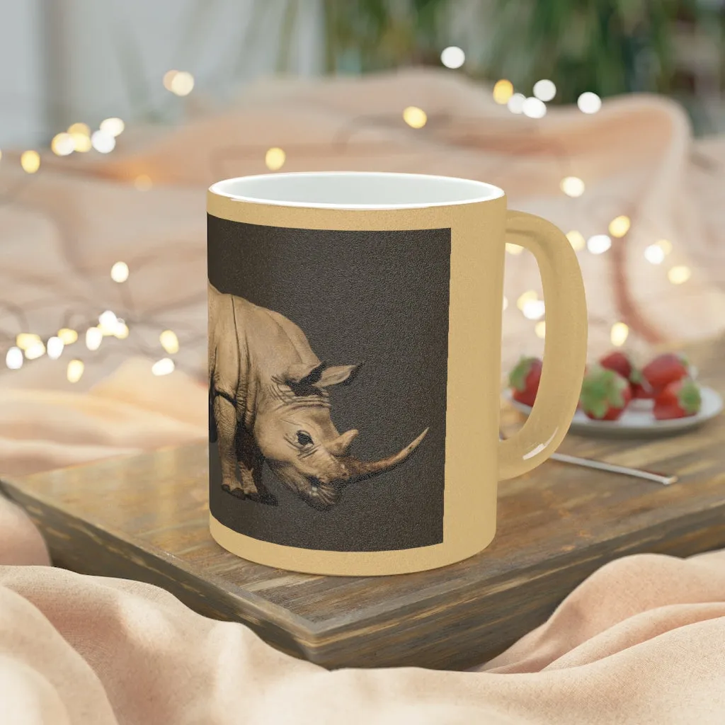Rhino Metallic Mug (Silver / Gold)