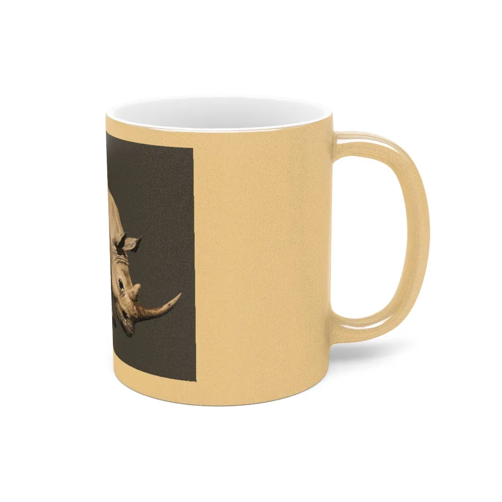 Rhino Metallic Mug (Silver / Gold)
